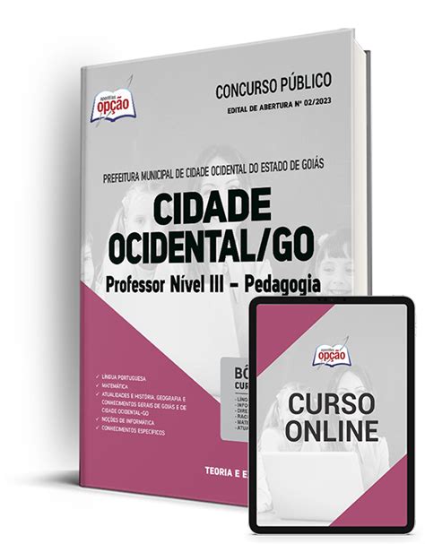 Apostila Prefeitura de Cidade Ocidental GO Professor Nível III