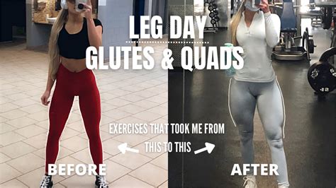 Glutes Quad Focused Leg Day Workout Routine Lower Body Exercises