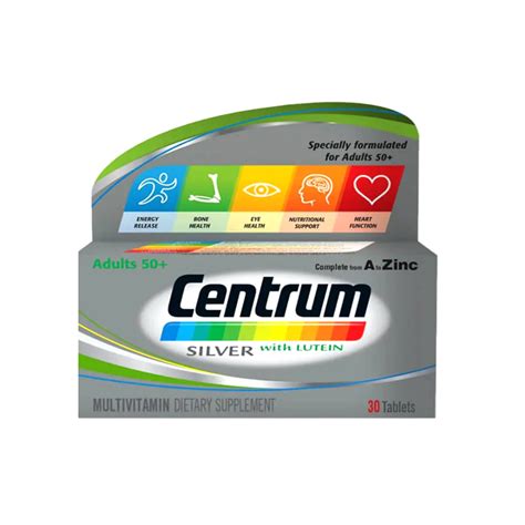 Centrum Silver With Lutein Health Box