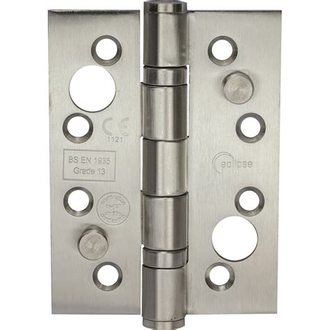 Grade 13 Ball Bearing Security Hinge Satin Toolstation