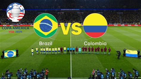 Brazil Vs Colombia Copa America 2024 USA Group D Full Match