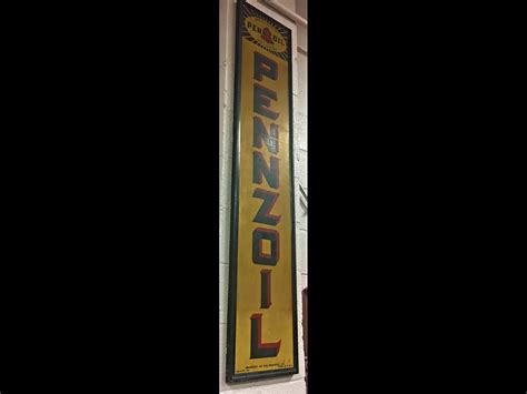 Pennzoil Vertical Sign Auburn Fall 2018 RM Sotheby S