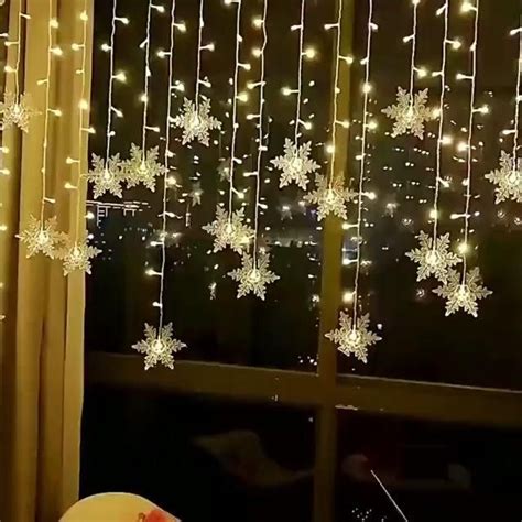 Christmas snowflake led string lights – Artofit