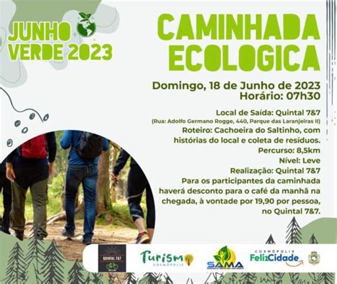 Cosm Polis Promover Caminhada Ecol Gica A Es Em Prol Do Meio Ambiente