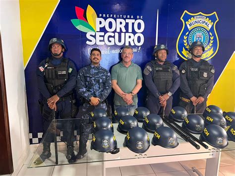 Porto Seguro Guarda Municipal recebe equipamentos de proteção da Casa