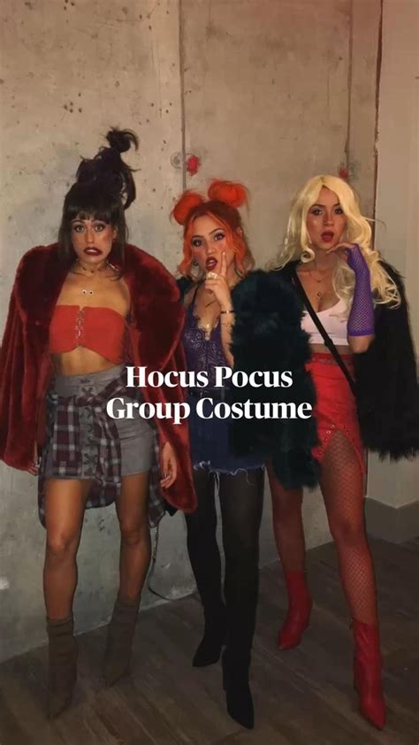 Hocus Pocus Group Costume 🖤 | Halloween costumes for teens, Halloween ...