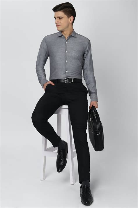 Arriba 64 Imagen Grey Shirt Formal Outfit Abzlocalmx