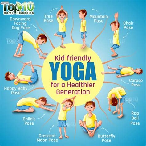 Yoga For Kids 10 Easy Yoga Poses Their Health Benefits Nbkomputer