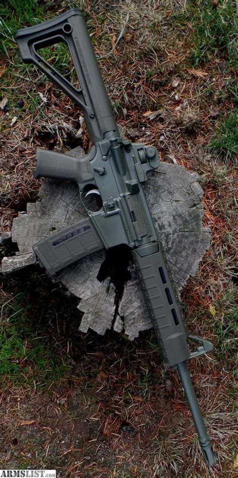 Armslist For Sale Custom Build Od Green Ar Hbar Rifle