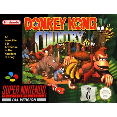 Donkey Kong Country En Bo Te Sur Super Nintendo Jeux Snes Pas Cher