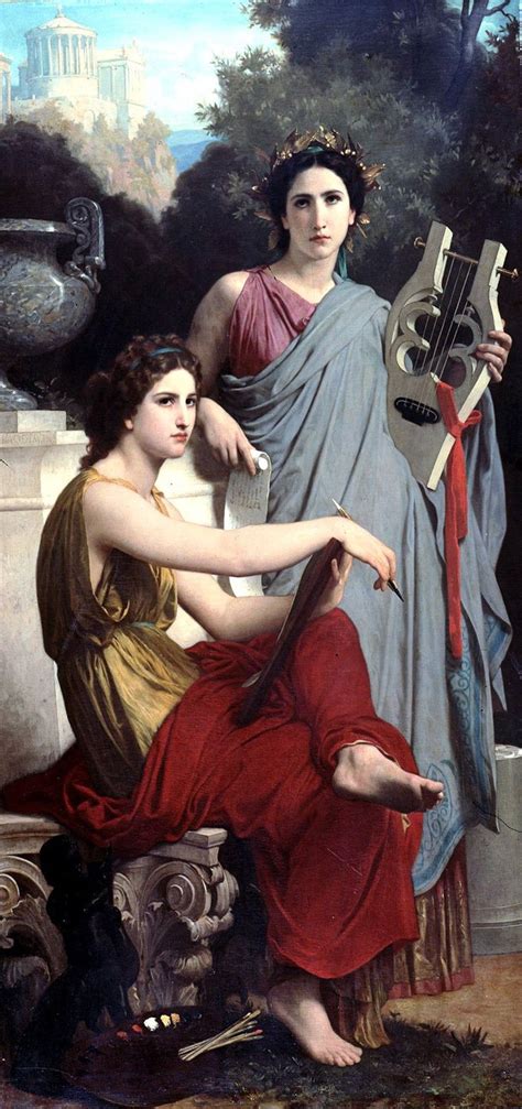 William Adolphe Bouguereau Art And Literature Fine Art Print Poster