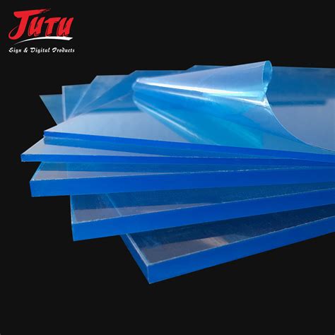 Jutu Extrude PMMA Board Surface Clear Crystal Cast Plexiglass Acrylic