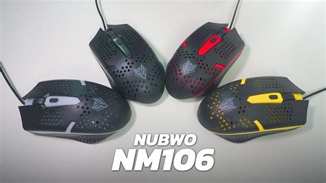 Nubwo Nm Usb Gaming Mouse Colors Youtube