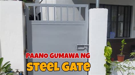 Paano Gumawa Ng Steel Gate Gamit Ang Tubular At G I Sheet Janno