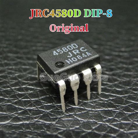 10pcs Original NJM4580D DIP 8 JRC4580D NJM4580 JRC 4580D DIP8 Dual Op