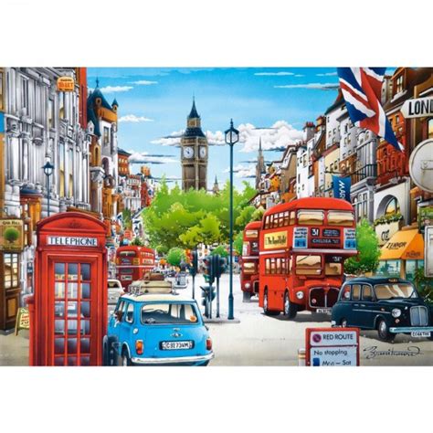 Puzzle 1500 pièces Londres Castorland Rue des Puzzles