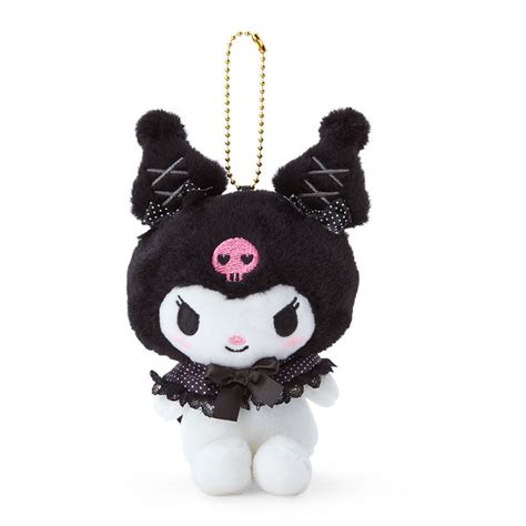 Plush Keychain Kuromi Sanrio Girly Black Meccha Japan