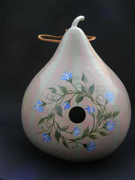 Victorian Gourd Birdhouse 16 00 Via Etsy Gourds Birdhouse Hand