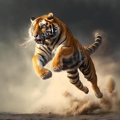 Tiger Jumping Stock Photos, Images and Backgrounds for Free Download