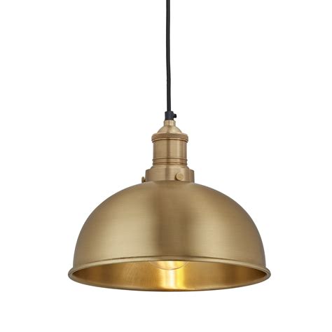 Brooklyn Dome Pendant 8 Inch Brass Wire Pendant Light Brass Kitchen Lighting Dome