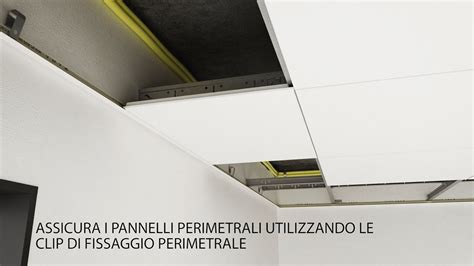 Rockfon System T X Dlc Installazione Di Sistemi A Soffitto Youtube