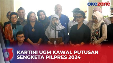 Civitas Academica Dan Guru Besar UGM Gelar Aksi Kawal Putusan MK Soal