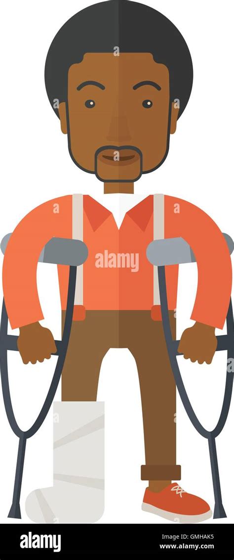 Injured Character Stock Vector Images Alamy