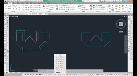 Autocad 2016 2d 教學課程 0047 極座標追蹤 02 Youtube