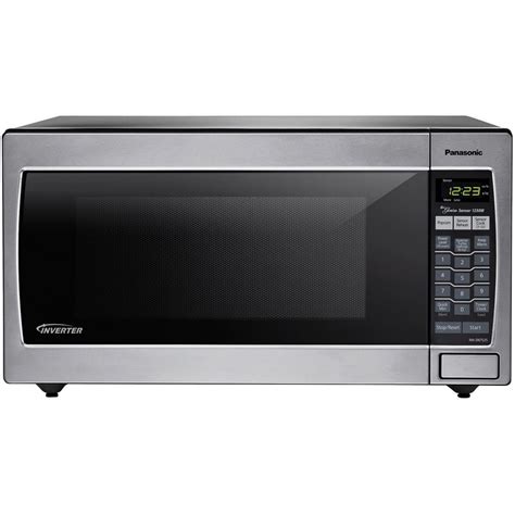 Panasonic 1.2-cu ft 1,200-Watt Countertop Microwave (Stainless Steel ...