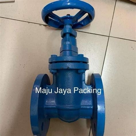 Jual Gate Valve Cast Iron Flange Jis 10k 3 Inch DN 80 Di Seller Maju