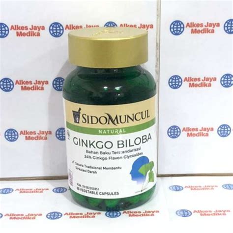 Jual Sidomuncul Ginko Biloba 60 Mg Isi 30 Kapsul Di Seller Alkes Jaya