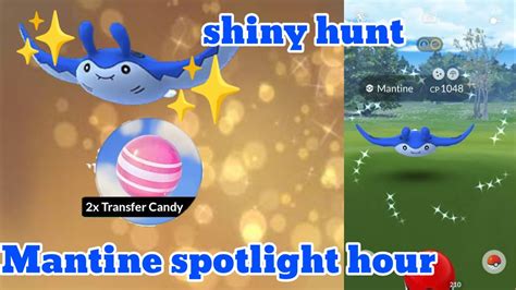 Pokemon Go Mantine Shiny Spotlight Pokemongo Livestream Shinyhunt