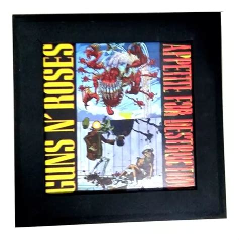 Quadro Guns N Roses Appetite For Destruction Capa Lp Parcelamento