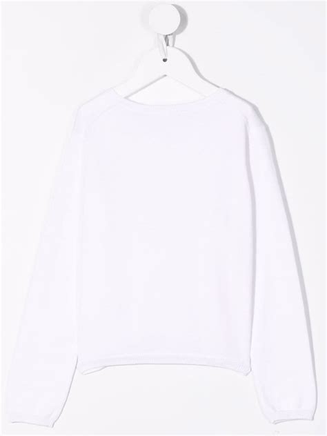 Il Gufo Fine Knit Cotton Cardigan White Farfetch