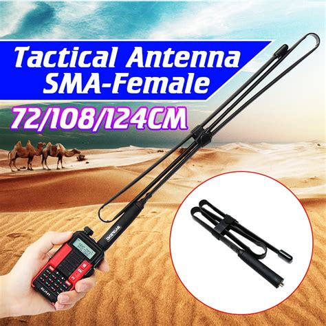 Baofeng Sma Female Tactical Antenna Uv 5r Uv 82 Two Way Radio 283inch