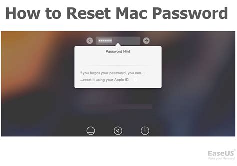 Reset Mac Password In 4 Ways Quickly [video Tutorial] Easeus