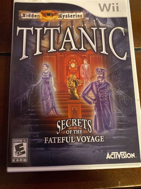 Hidden Mysteries Titanic Secrets Of The Fateful Voyage Nintendo Wii 2009 47875759411 Ebay