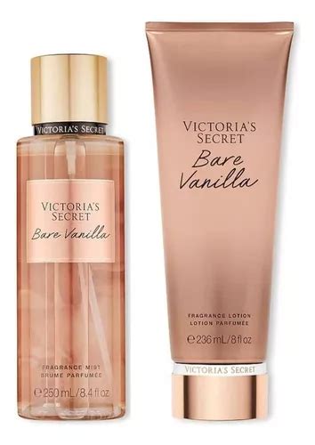 Kit Victoria Secret Bare Vanilla Body Splash Creme Parcelamento