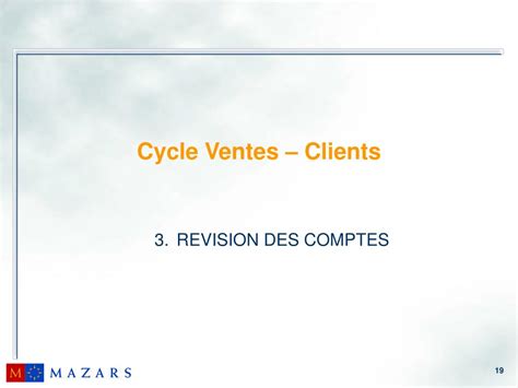 Ppt S Minaire De Formation M Thodes Daudit Cycle Ventes Clients