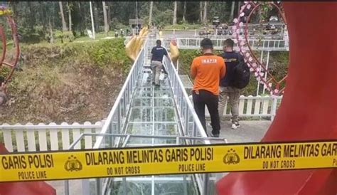 Jembatan Kaca The Geong Pecah Semua Tempat Wisata Berisiko Tinggi Di