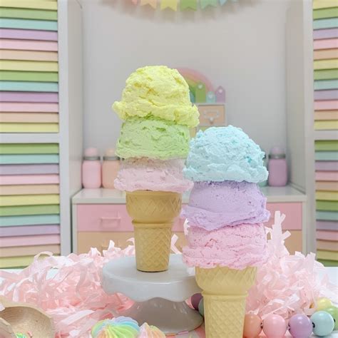 Fake Ice Cream Cone Etsy