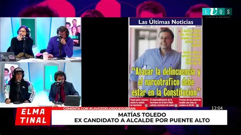 Matías Toledo La victoria del Apruebo en Puente Alto es por el