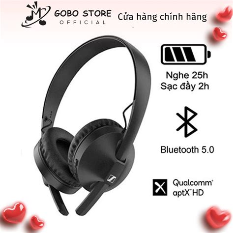 Tai Nghe Chụp Tai không dây giảm ồn Sennheiser HD 250BT Hàng chính