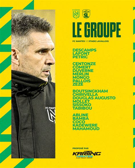 FC Nantes FC Nantes Stade Lavallois Le Groupe Nantais