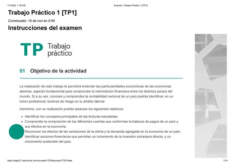 Examen Trabajo Pr Ctico Tp Trabajo Pr Ctico Tp