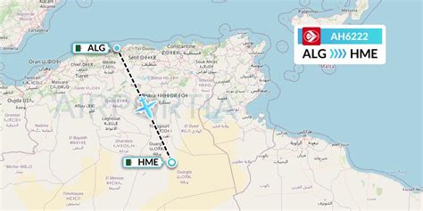 AH6222 Flight Status Air Algerie Algiers To Hassi Messaoud DAH6222