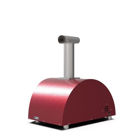 Alfa Moderno 2 Pizze Propane Pizza Oven W Natural Gas Conversion Kit Antique Red Fxmd 2p