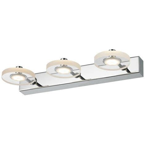 Italux Harmony Applique Murale LED Moderne Chrome Blanc Chaud 3000K