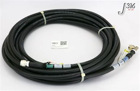 18611 APPLIED MATERIALS CABLE RF COAXIAL 13 56MHZ W CON 16 90M NEW