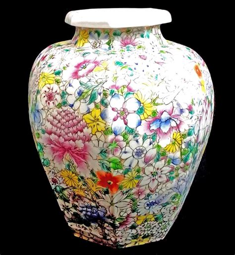 Lot Chinese Famille Rose Hand Painted Porcelain Vase